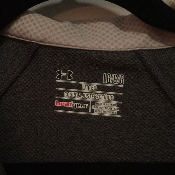 Under Armour gray on gray pull over - Picture 2 of 3